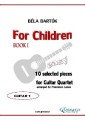 For Children by Bartok -  Guitar Quartet (GTR.1)