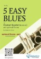 5 Easy Blues for Clarinet Quartet (optional DRUMS)