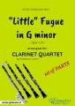 "Little" Fugue in G minor - Clarinet Quartet set of PARTS