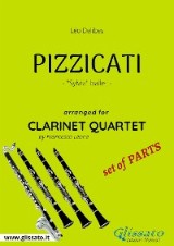 Pizzicati - Clarinet Quartet set of PARTS