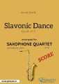 Slavonic Dance - Saxophone Quartet SCORE
