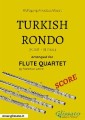 Turkish Rondo - Flute Quartet SCORE