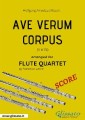 Ave Verum Corpus (Mozart) - Flute Quartet SCORE