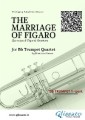 Bb Trumpet 1 part: "The Marriage of Figaro" overture for Trumpet Quartet