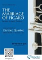 (Bb Clarinet 1 part) "The Marriage of Figaro" overture for Clarinet Quartet