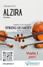 Violin I part of "Alzira" for string quartet