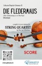 Die Fledermaus (overture) string quartet score