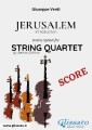 Jerusalem (introduction) String Quartet - Score