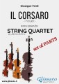 Il Corsaro (prelude) String Quartet - Set of Parts