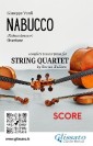 Score of "Nabucco" for String Quartet