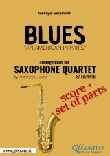 Blues - Saxophone Quartet score & parts