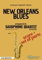 New Orleans Blues - Saxophone Quartet score & parts