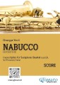 Nabucco for Saxophone Quartet (score)
