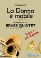 La donna è mobile - Brass Quintet score & parts
