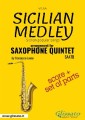 Sicilian Medley - Saxophone Quintet score & parts