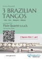 C Soprano Flute 1 : Three Brazilian Tangos for Flute Quartet (ssab)