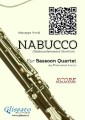 Bassoon Quartet Score: "Nabucco" overture