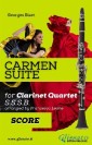 "Carmen" Suite for Clarinet Quartet (score)