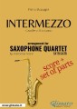 Intermezzo - Saxophone Quartet score & parts