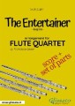 The Entertainer - Flute Quartet score & parts