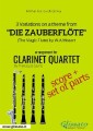 3 Variations on a theme from "Die Zauberflöte" - Clarinet Quartet