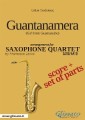 Guantanamera - Saxophone Quartet score & parts