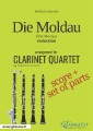 Die Moldau -  Clarinet Quartet score & parts