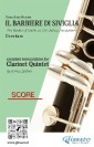 Score of "Il Barbiere di Siviglia" for Clarinet Quintet
