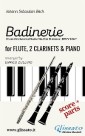 "Badinerie" for Flute, 2 Clarinets and Piano (score & parts)