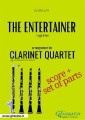 The Entertainer - Clarinet Quartet score & parts