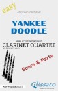 Yankee Doodle - Easy Clarinet Quartet (score & parts)