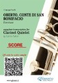 Clarinet Quintet score "Oberto, Conte di San Bonifacio"