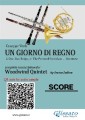 Woodwind Quintet Score "Un giorno di regno"
