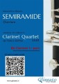 Bb Clarinet 1 part of "Semiramide" for Clarinet Quartet