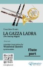 Flute part of "La Gazza Ladra" for Woodwind Quintet