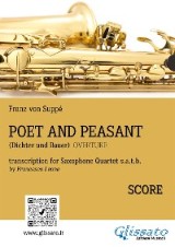 Poet and Peasant - Saxophone Quartet (score)