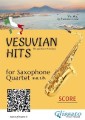 Saxophone Quartet "Vesuvian Hits" medley - score