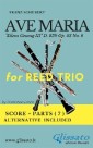 Ave Maria (Schubert) - Reed Trio (score & parts)