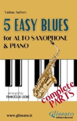 5 Easy Blues - Alto Saxophone & Piano (complete)