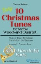 Horn in Eb part of "10 Christmas Tunes" for Flex Woodwind Quartet