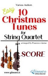 10 Christmas Tunes for String Quartet (score)