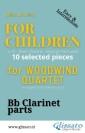Bb Clarinet part of "For Children" by Bartók - Woodwind Quartet