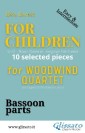 Bassoon part of "For Children" by Bartók - Woodwind Quartet