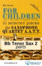 Tenor Sax 2 part of "For Children" by Bartók - Sax 4et AATT