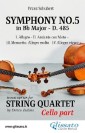 Symphony No.5 - D.485 for String Quartet (Cello)