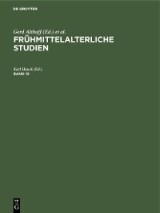 Frühmittelalterliche Studien / Frühmittelalterliche Studien. Band 12