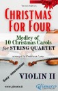 (Violin II) Christmas for four - String Quartet