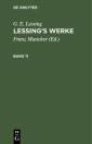 G. E. Lessing: Lessing's Werke. Band 11