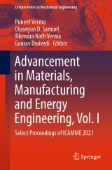 Advancement in Materials, Manufacturing and Energy Engineering, Vol. I