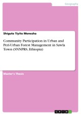 Community Participation in Urban and Peri-Urban Forest Management in Sawla Town (SNNPRS, Ethiopia)